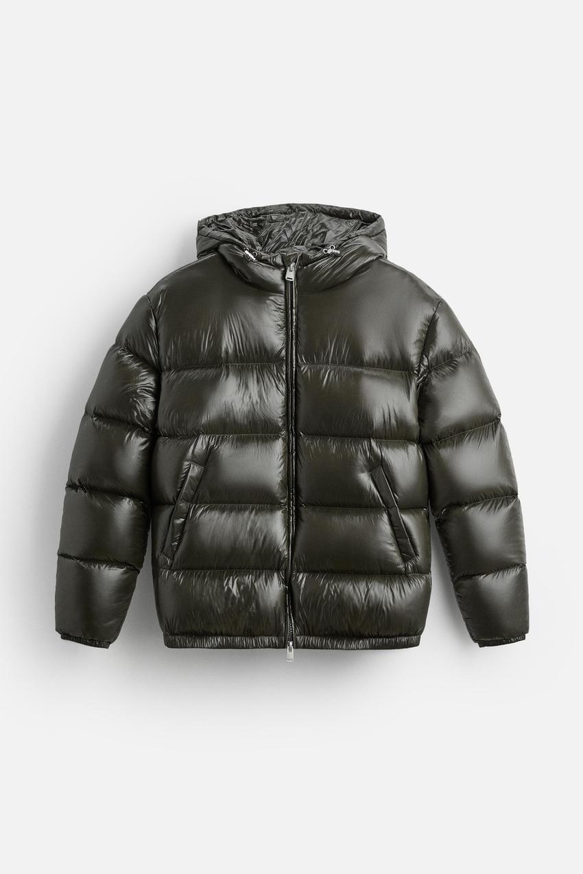 Mens Quilted Puffer Jacket | Casual Hood