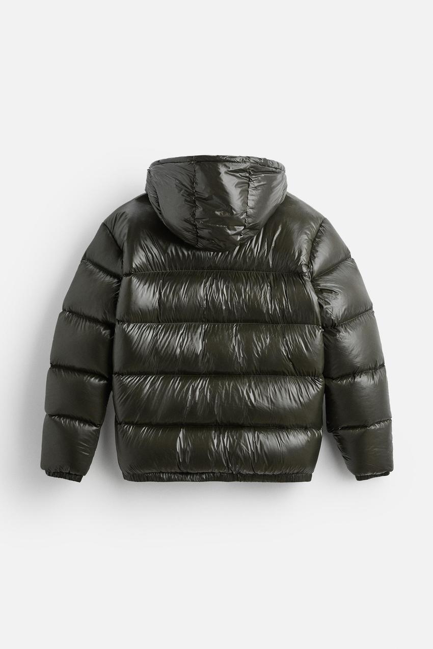 Mens Quilted Puffer Jacket | Casual Hood