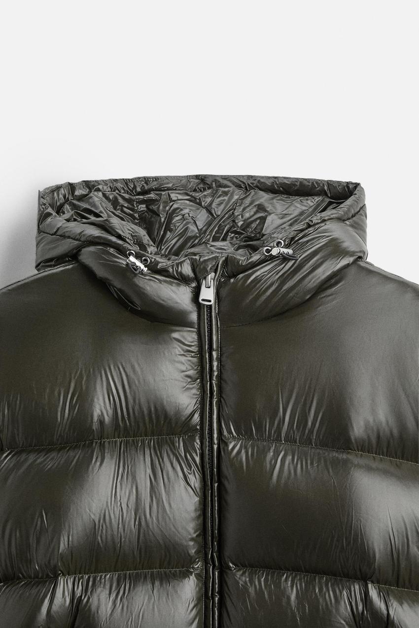 Mens Quilted Puffer Jacket | Casual Hood
