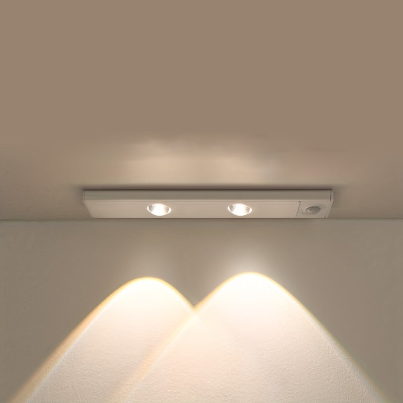 LED-Bewegungsmelder-Streifenleuchte Kabellose Wiederaufladbare Schrankbeleuchtung