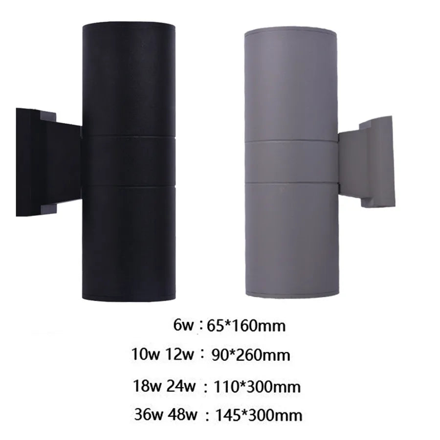 Außen-LED-Wandlampe Wetterfeste Außenbeleuchtung