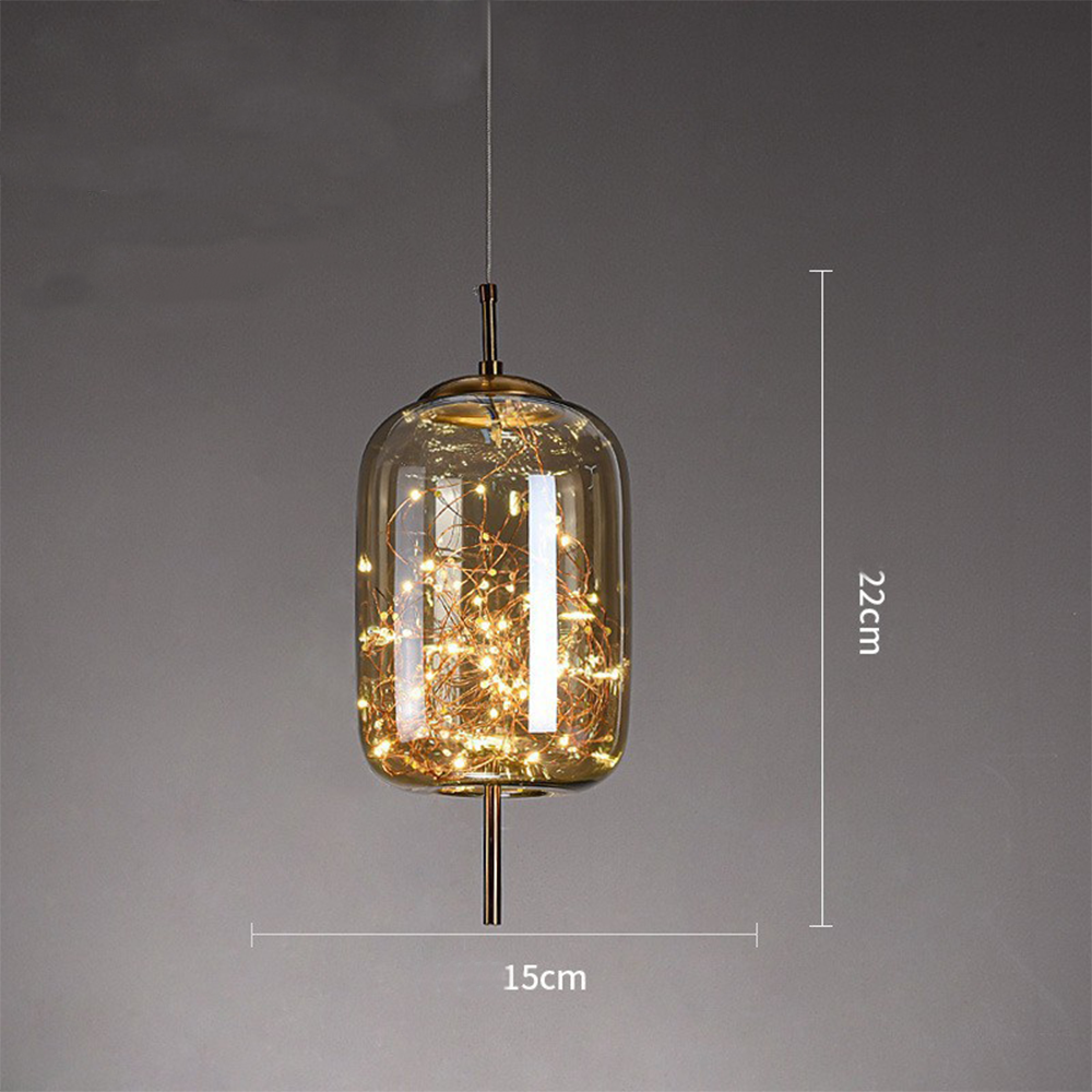 Moderne LED-Hängeleuchte Dekorative Glas-Innenraum-Deckenbeleuchtung