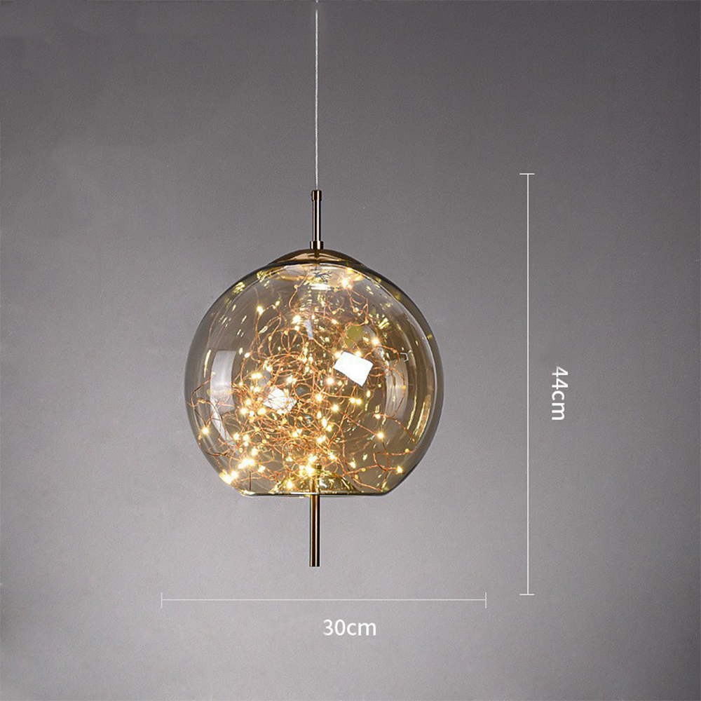 Moderne LED-Hängeleuchte Dekorative Glas-Innenraum-Deckenbeleuchtung