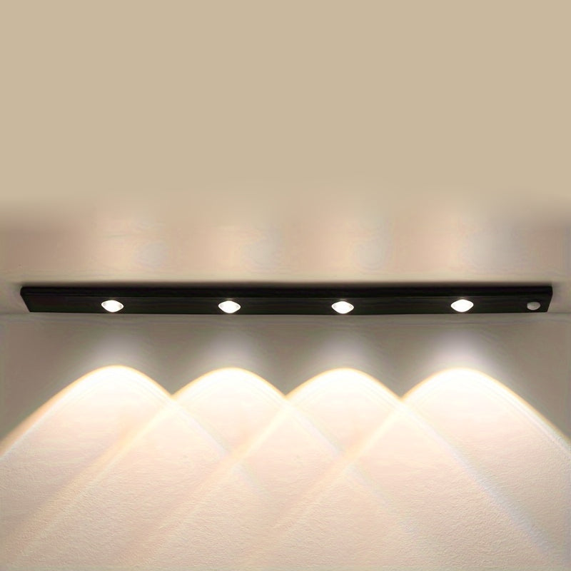 LED-Bewegungsmelder-Streifenleuchte Kabellose Wiederaufladbare Schrankbeleuchtung