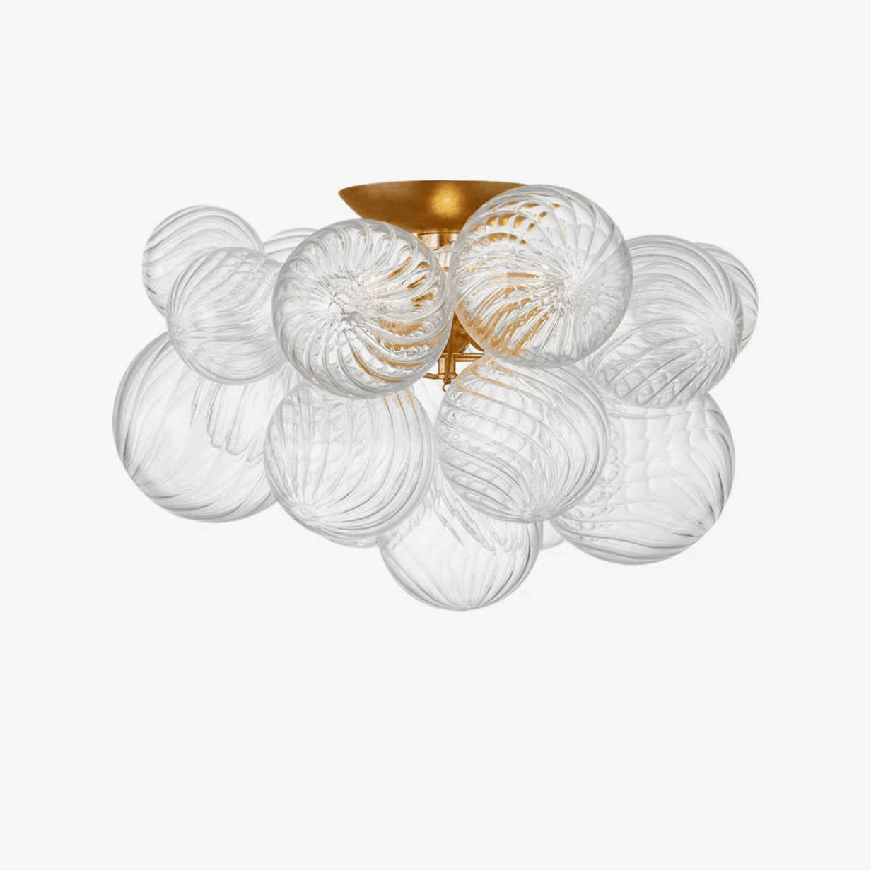 Orb Cluster Ceiling Light with Sculptural Frame