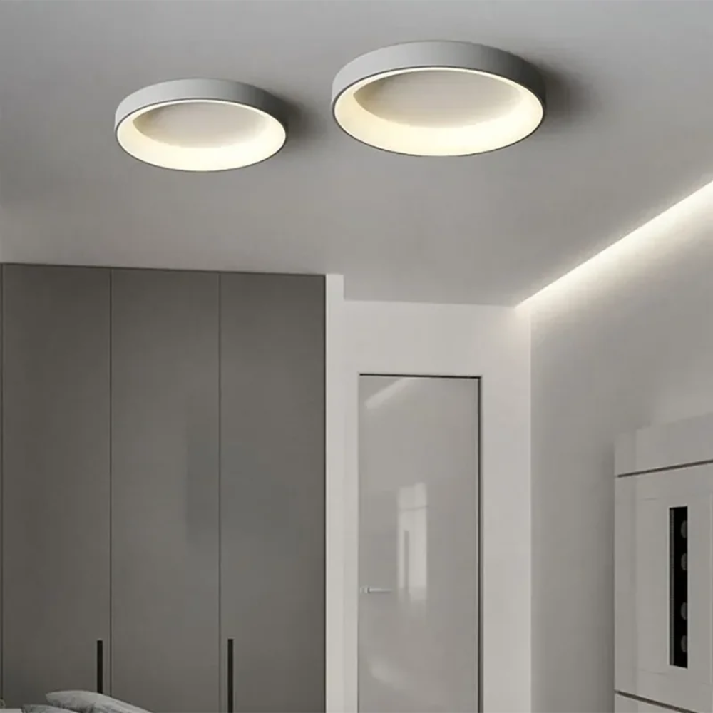 Runde LED-Deckenleuchte Aufbaumontage Beleuchtung für Wohnräume