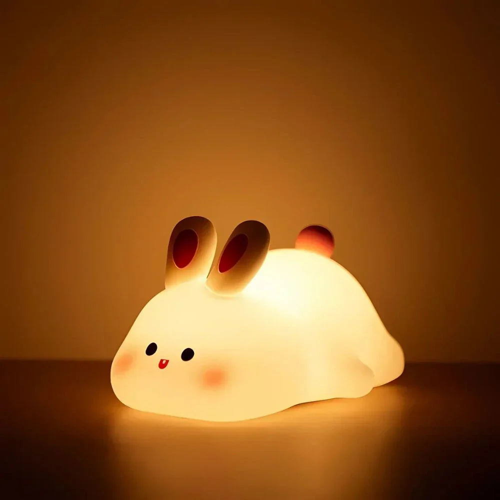 Touch Control Character Table Lamp Rechargeable Bedside Light