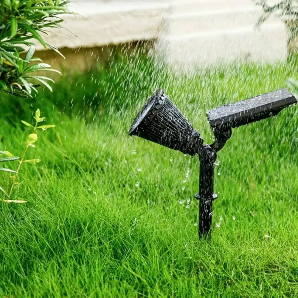 Adjustable Solar Outdoor Spotlight Multi-Colour Garden Light