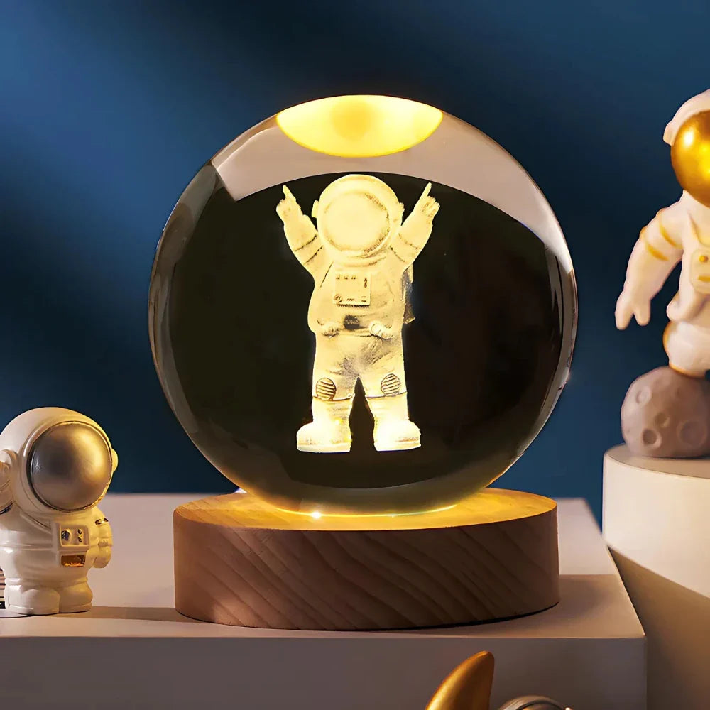 Leuchtender 3D-Planetenlicht Stimmungsraum Nachtlampe