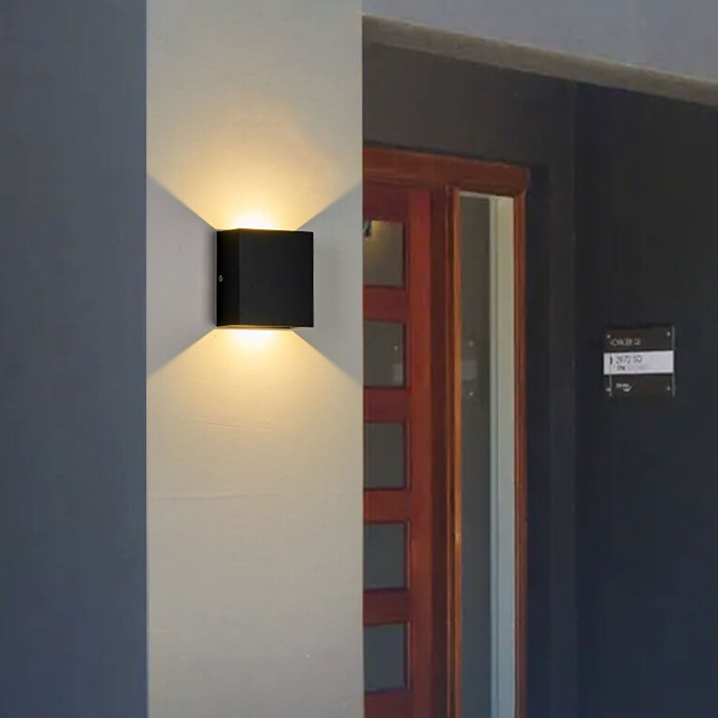 Motion Sensor Wall Light Modern Outdoor Wall Lighting Solution