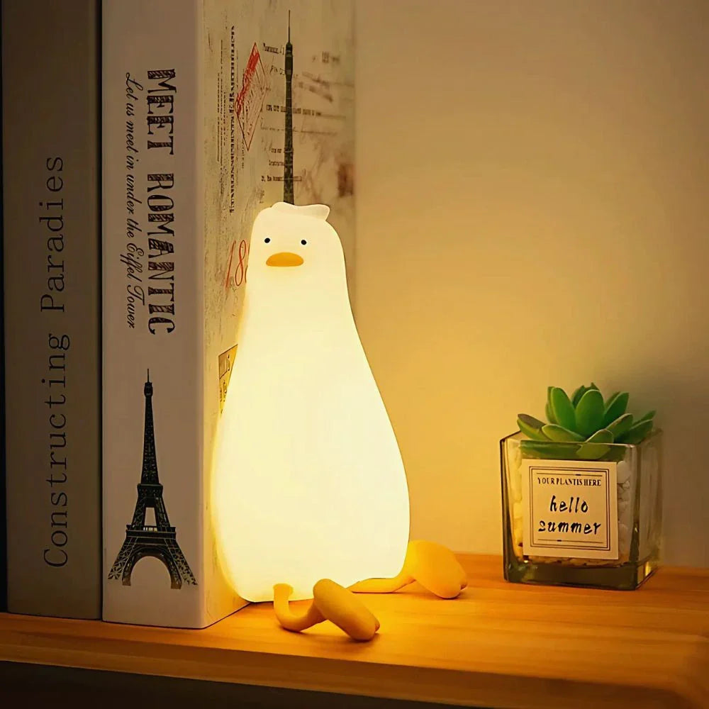 Touch Control Character Table Lamp Rechargeable Bedside Light