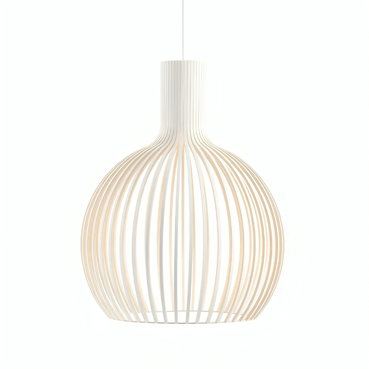 Adjustable Hanging Woodwork Pendant Light for Indoor Spaces