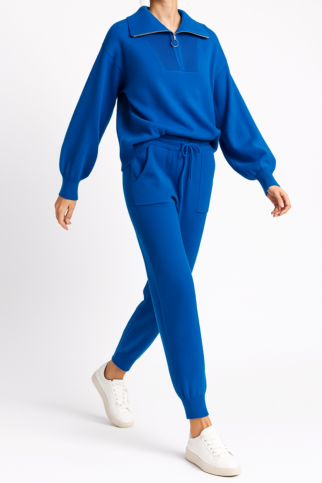 Womens Half Zip Casualwear Set | Relaxed Fit