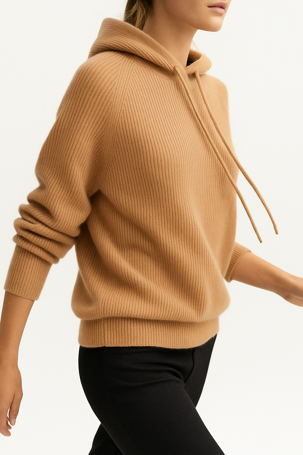 Womens Knit Hoodie | Relaxed Everyday Style
