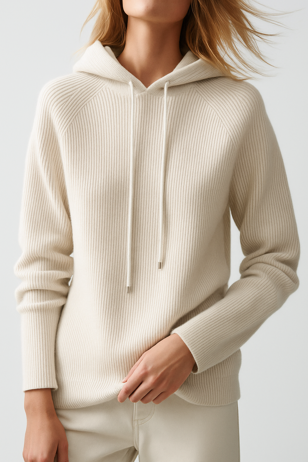 Womens Knit Hoodie | Relaxed Everyday Style