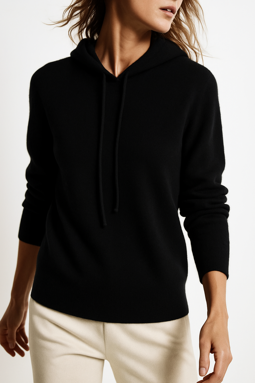 Womens Knit Hoodie | Relaxed Everyday Style