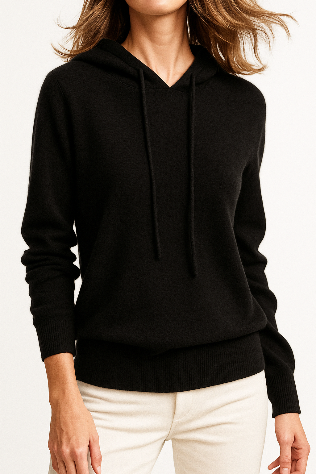 Womens Knit Hoodie | Relaxed Everyday Style