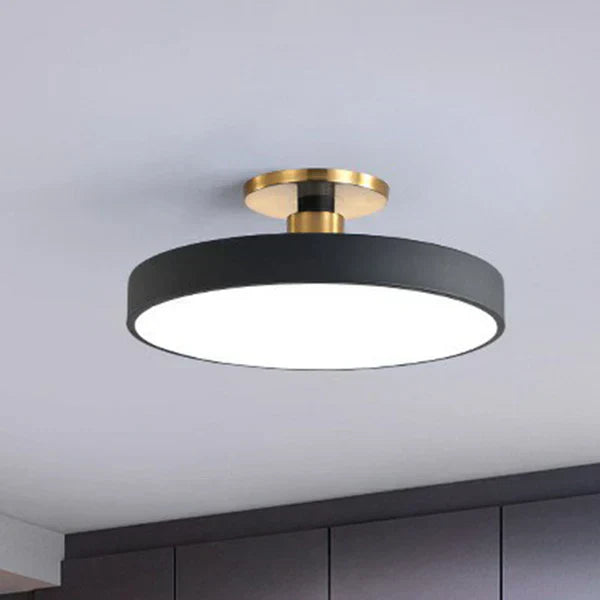 Round LED Ceiling Light Modern Nordic Minimalist Design