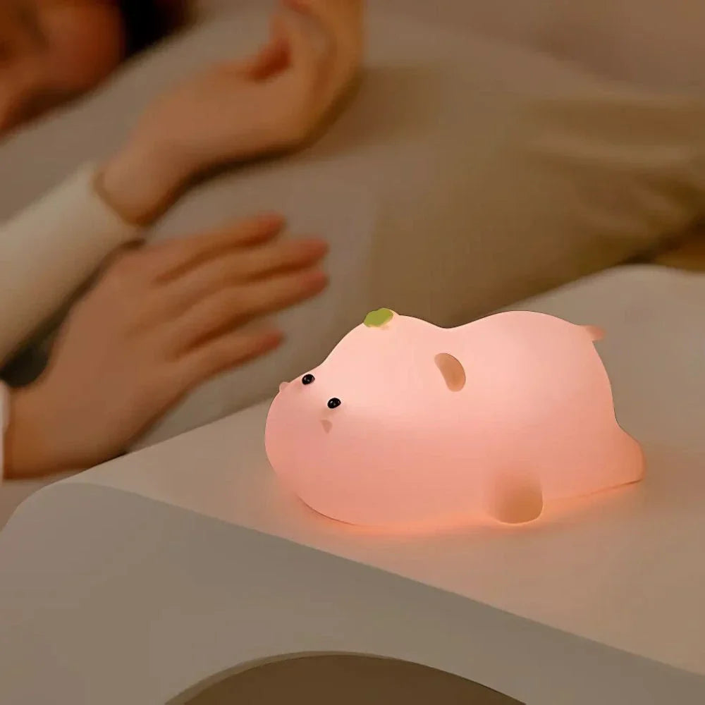 Touch Control Character Table Lamp Rechargeable Bedside Light