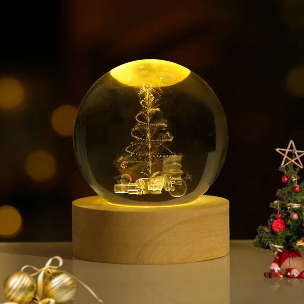 LED-Planeten-Kugel Nachtlicht USB-betriebene Stimmungsleuchte