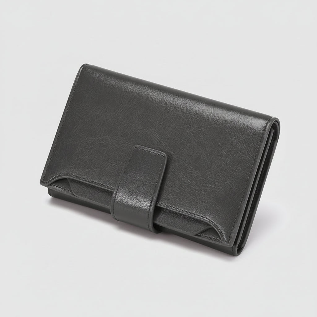 Schlanke Sicherheitsbrieftasche mit RFID-Schutz Kompakter Kartenhalter