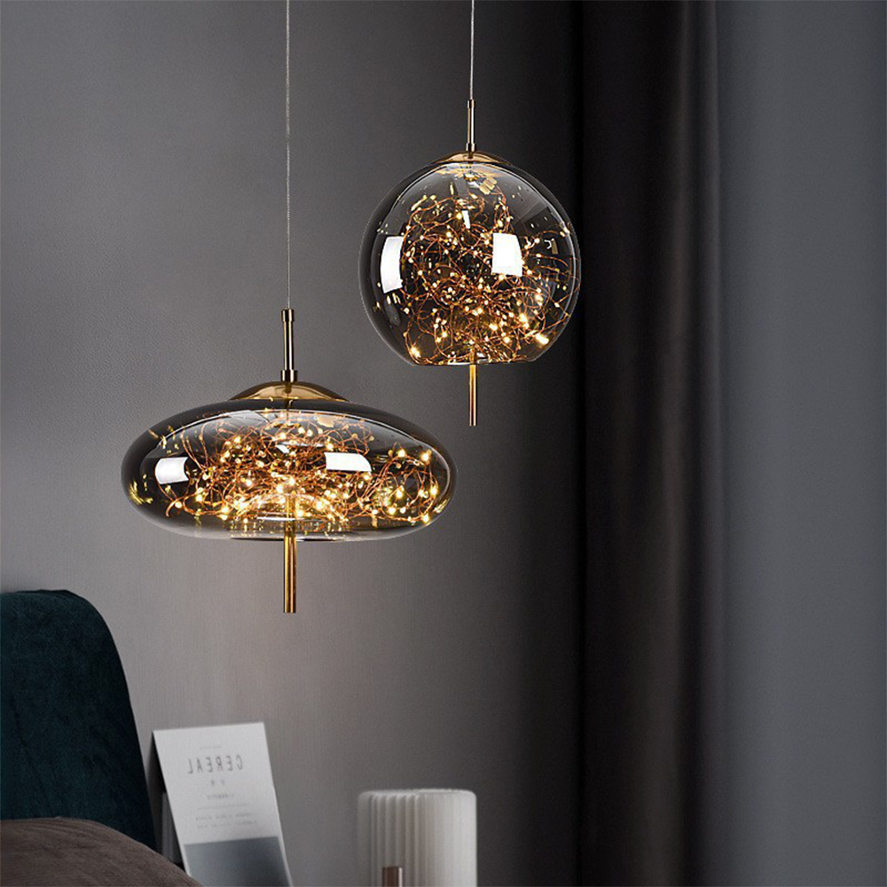 Moderne LED-Hängeleuchte Dekorative Glas-Innenraum-Deckenbeleuchtung
