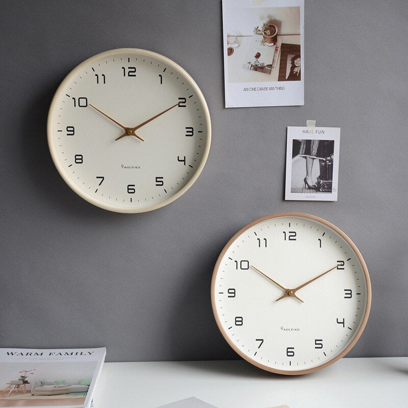 Nordic Style Wall Clock Minimalist Home Timepiece