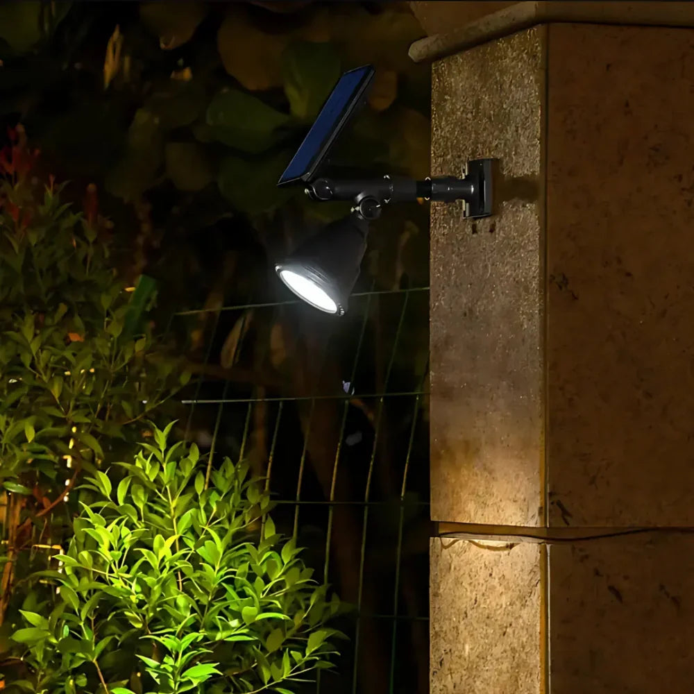 Adjustable Solar Outdoor Spotlight Multi-Colour Garden Light