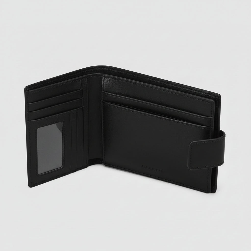 Schlanke Sicherheitsbrieftasche mit RFID-Schutz Kompakter Kartenhalter