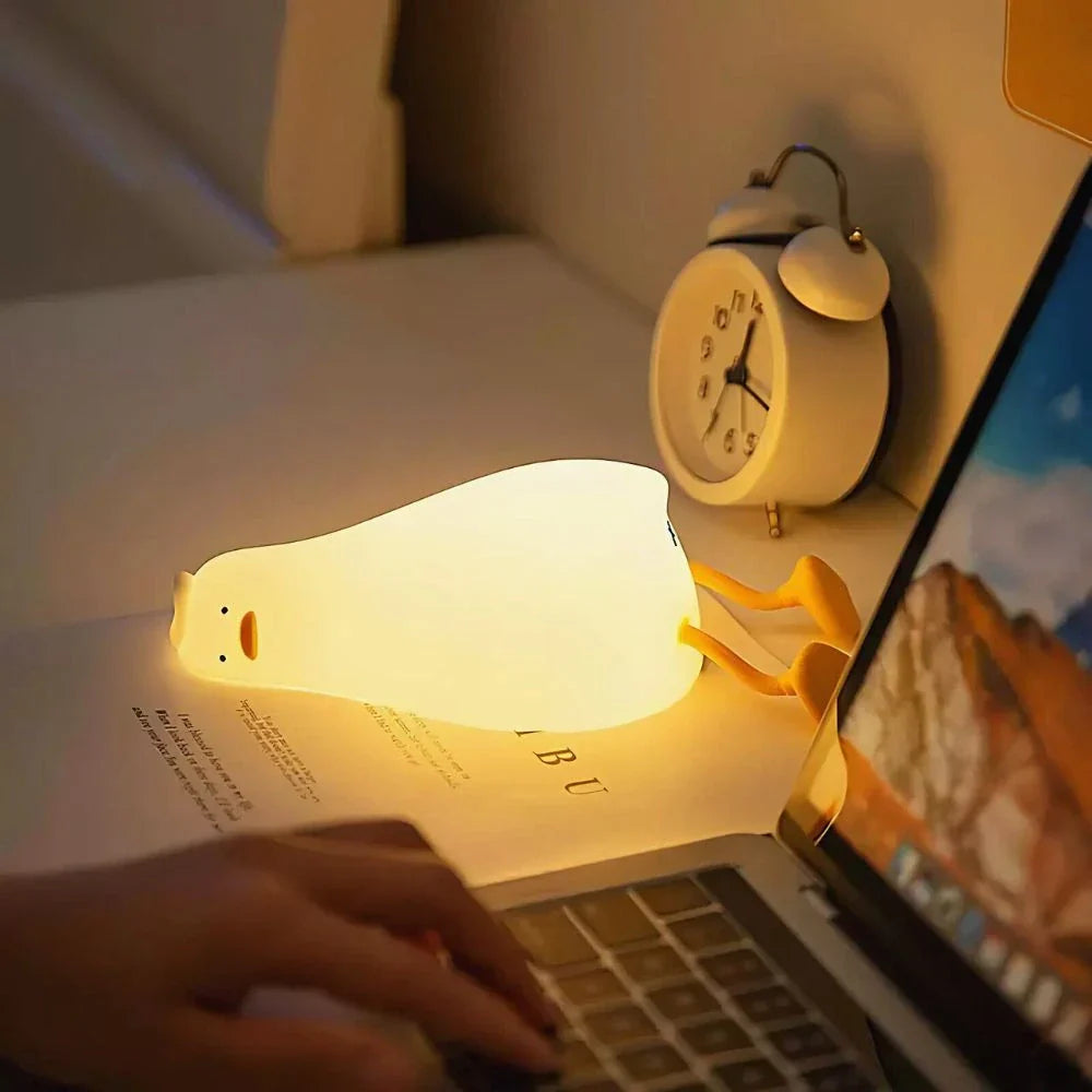 Touch Control Character Table Lamp Rechargeable Bedside Light