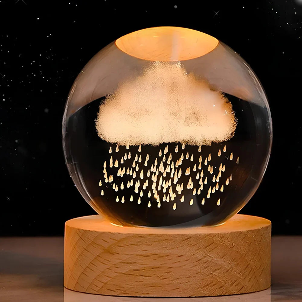 Glowing 3D Planet Light Ambient Space Night Lamp