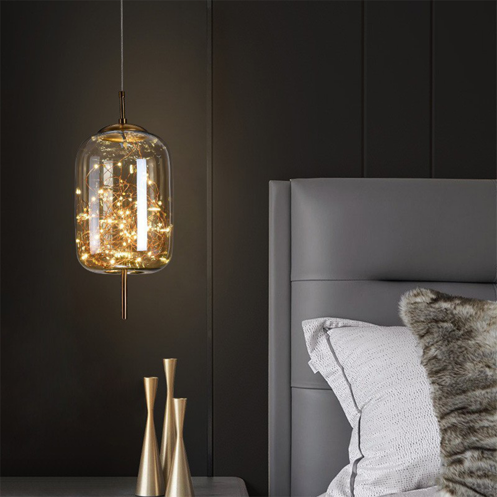 Moderne LED-Hängeleuchte Dekorative Glas-Innenraum-Deckenbeleuchtung