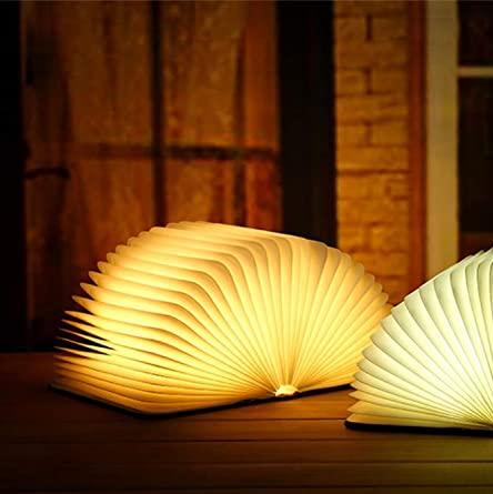 Decorative Book-Shaped LED Table Lamp with Touch Control