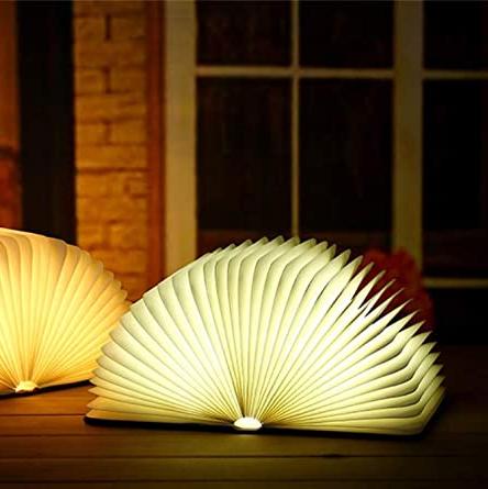 Decorative Book-Shaped LED Table Lamp with Touch Control