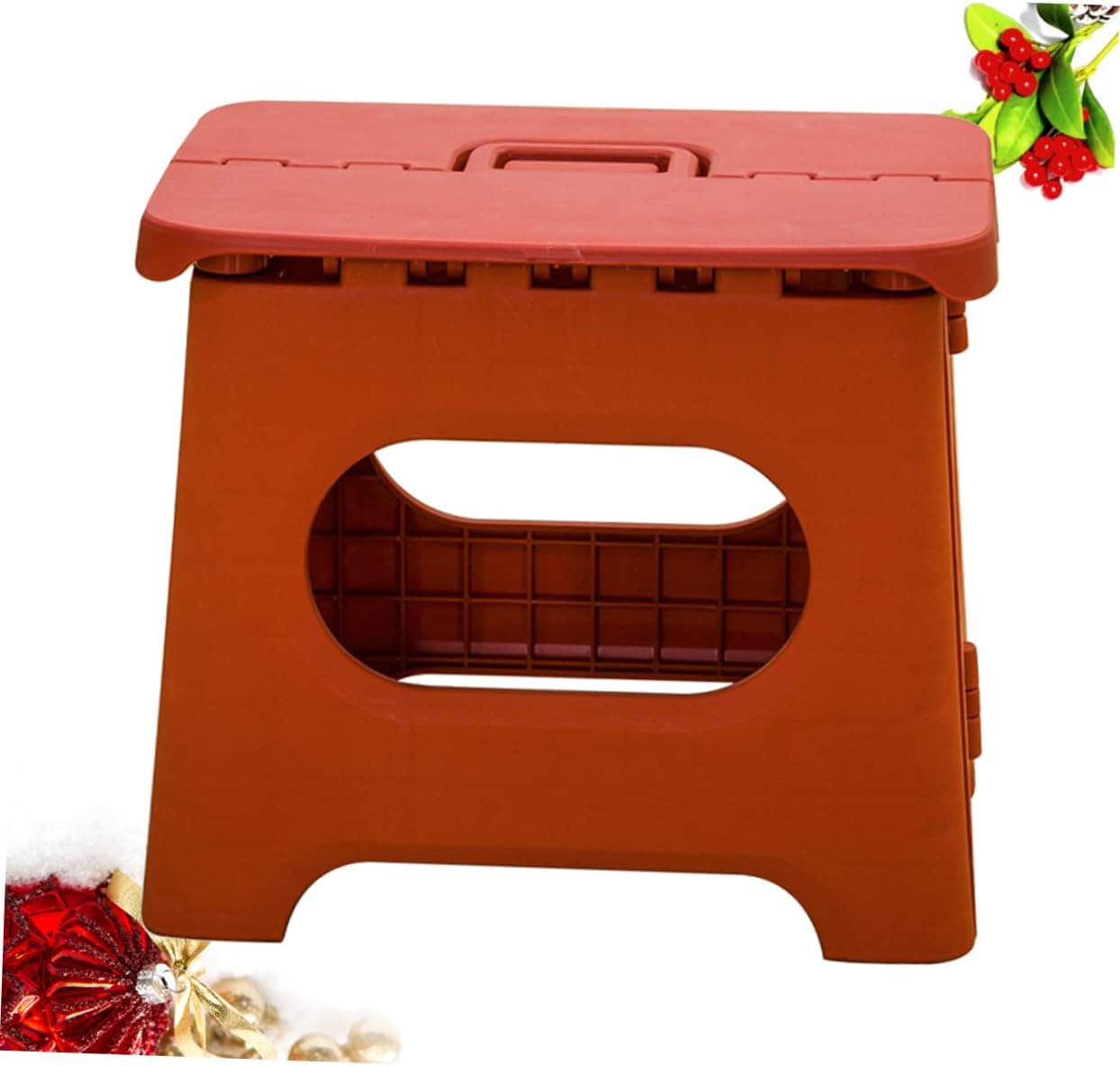 Foldable Step Stool with Carry Handle for Home and Travel