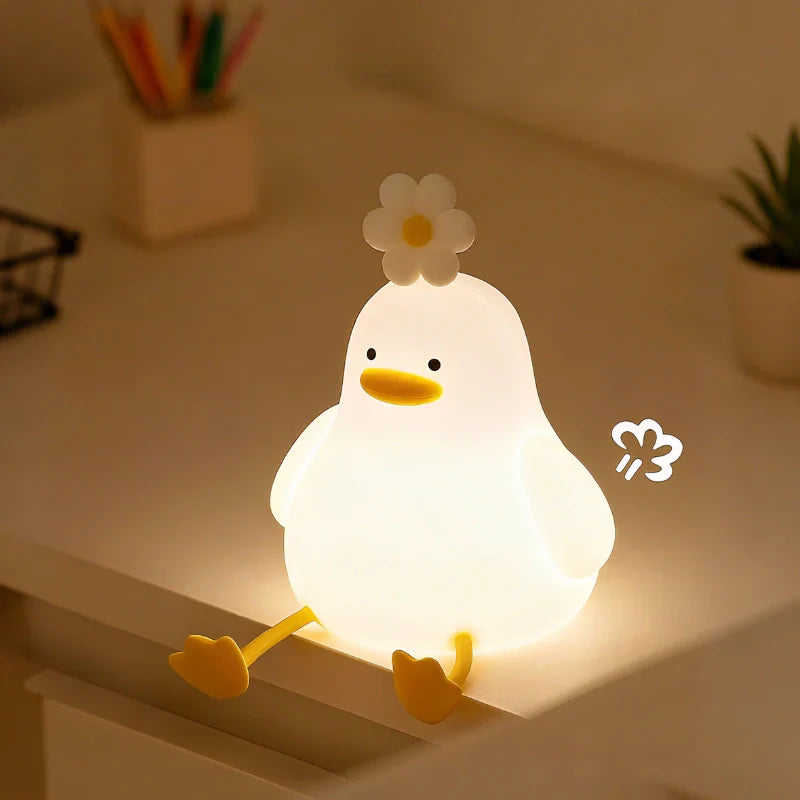 Touch Control Character Table Lamp Rechargeable Bedside Light