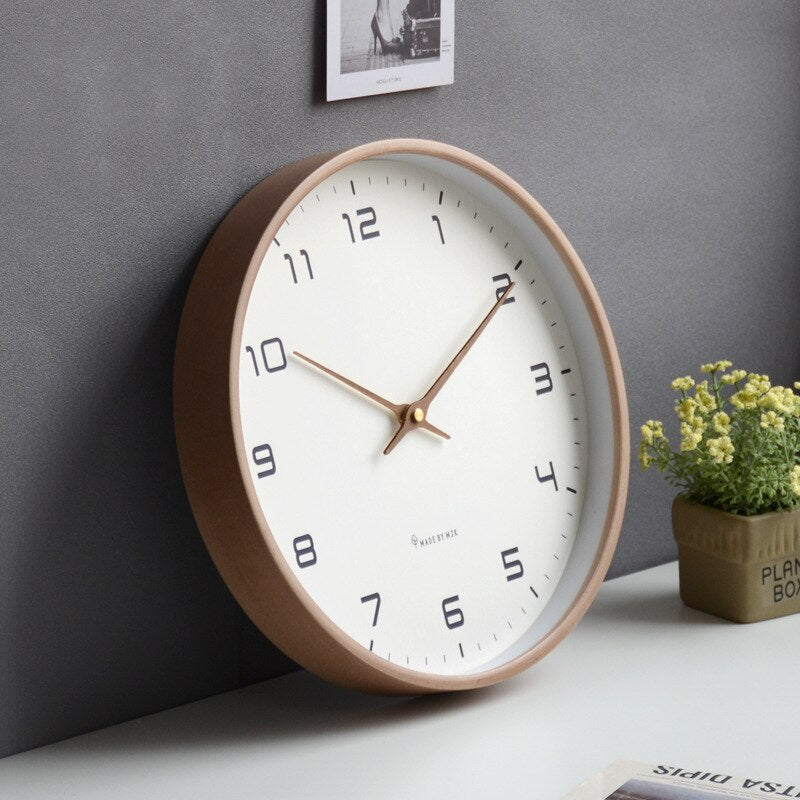 Nordic Style Wall Clock Minimalist Home Timepiece