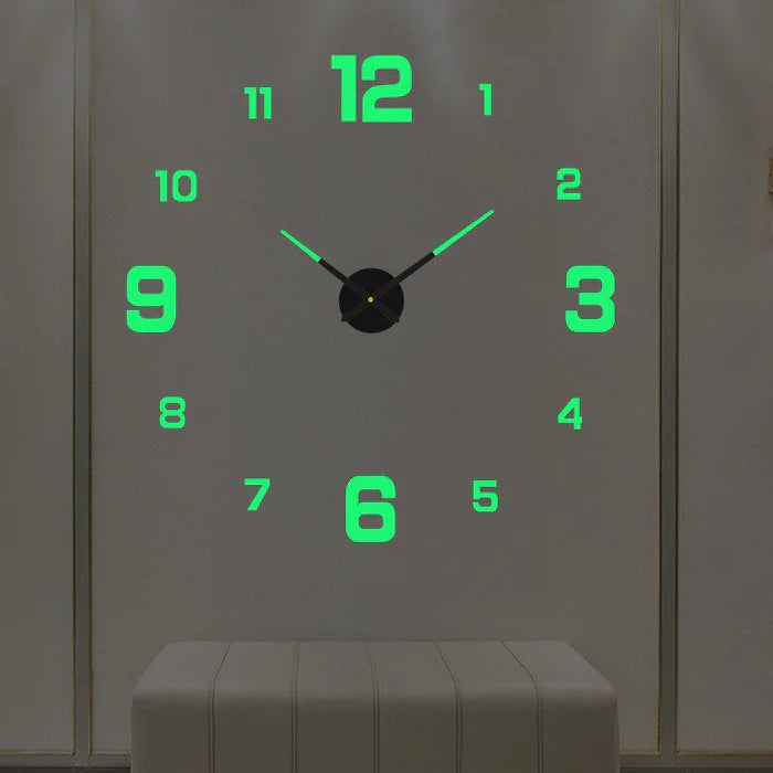 Decorative Wall Clock Silent Analog Wall Mounted Design
