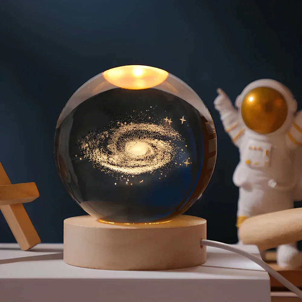 LED-Planeten-Kugel Nachtlicht USB-betriebene Stimmungsleuchte
