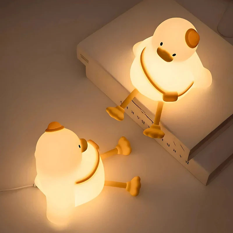 Touch Control Character Table Lamp Rechargeable Bedside Light
