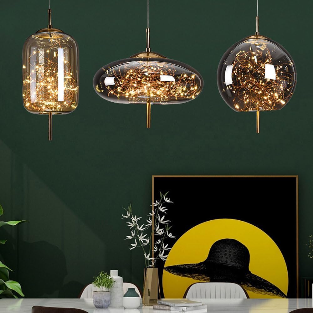 Moderne LED-Hängeleuchte Dekorative Glas-Innenraum-Deckenbeleuchtung