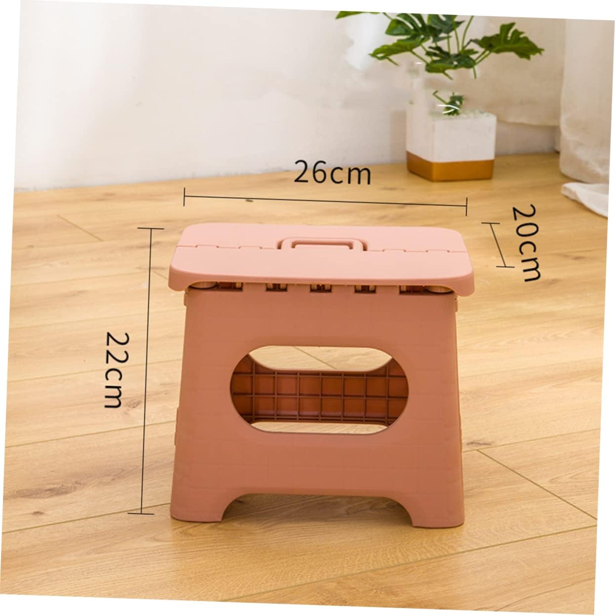 Foldable Step Stool with Carry Handle for Home and Travel