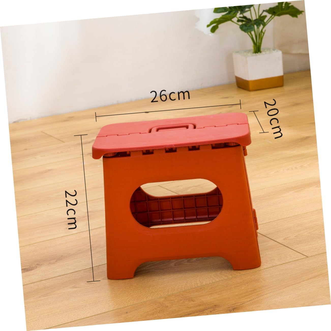 Foldable Step Stool with Carry Handle for Home and Travel