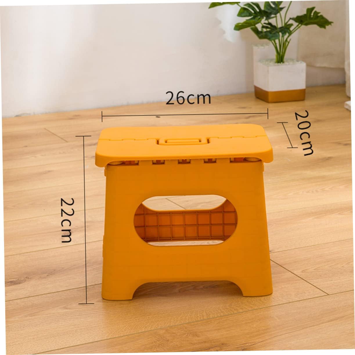 Foldable Step Stool with Carry Handle for Home and Travel