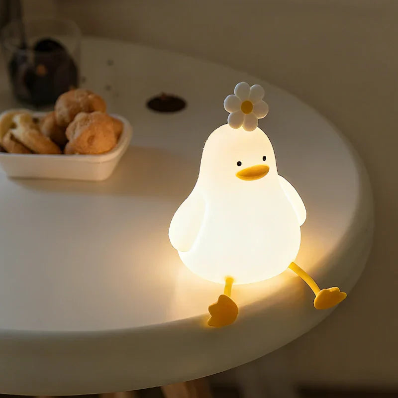 Touch Control Character Table Lamp Rechargeable Bedside Light