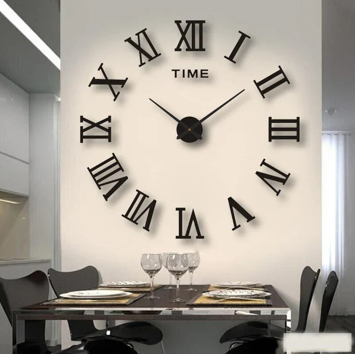 Decorative Wall Clock Silent Analog Wall Mounted Design