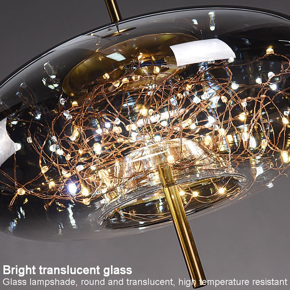 Moderne LED-Hängeleuchte Dekorative Glas-Innenraum-Deckenbeleuchtung
