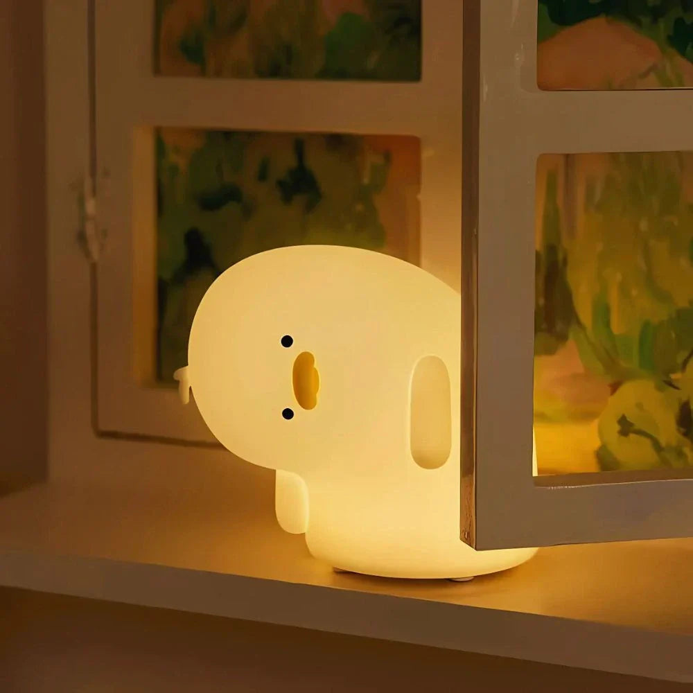 Touch Control Character Table Lamp Rechargeable Bedside Light