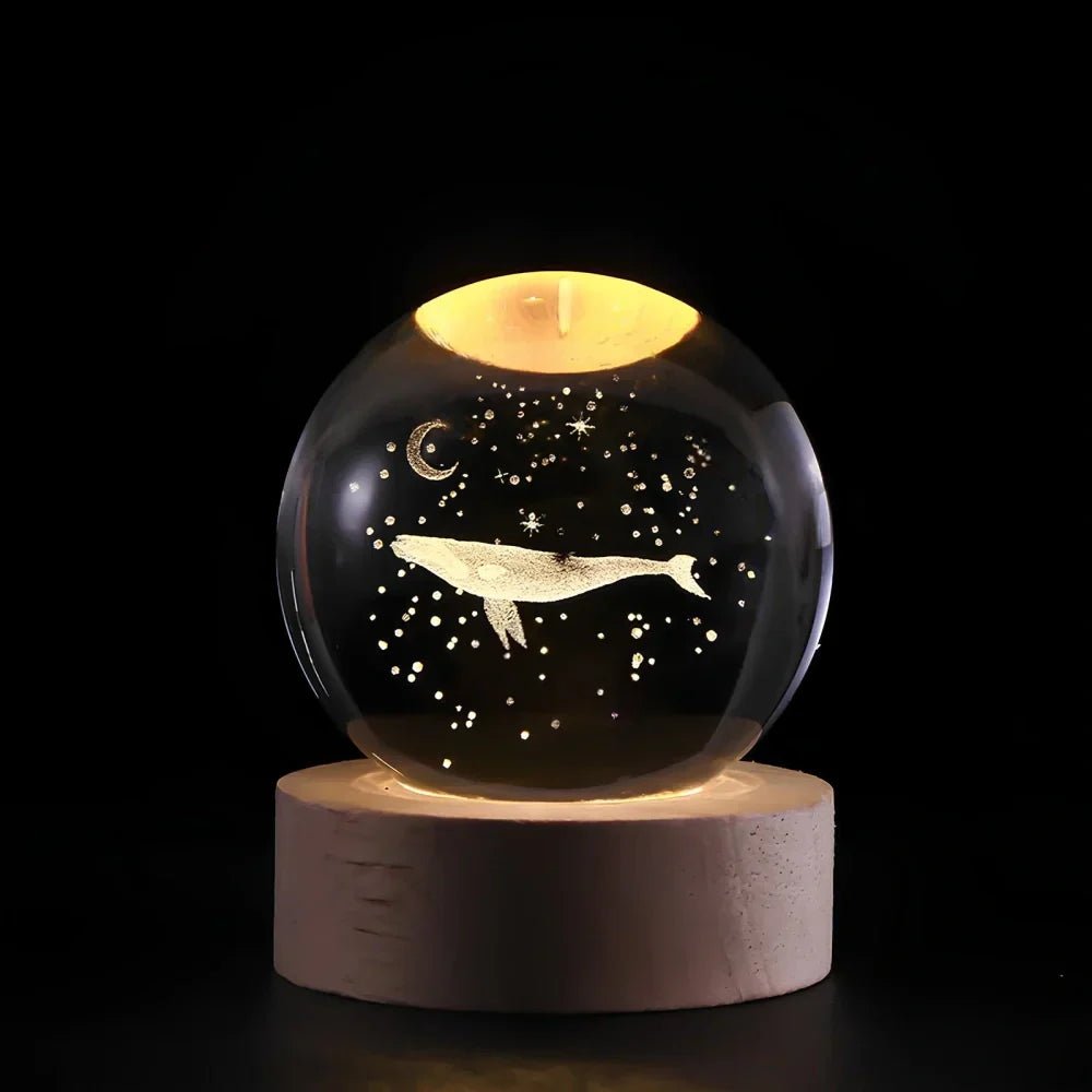 Leuchtender 3D-Planetenlicht Stimmungsraum Nachtlampe