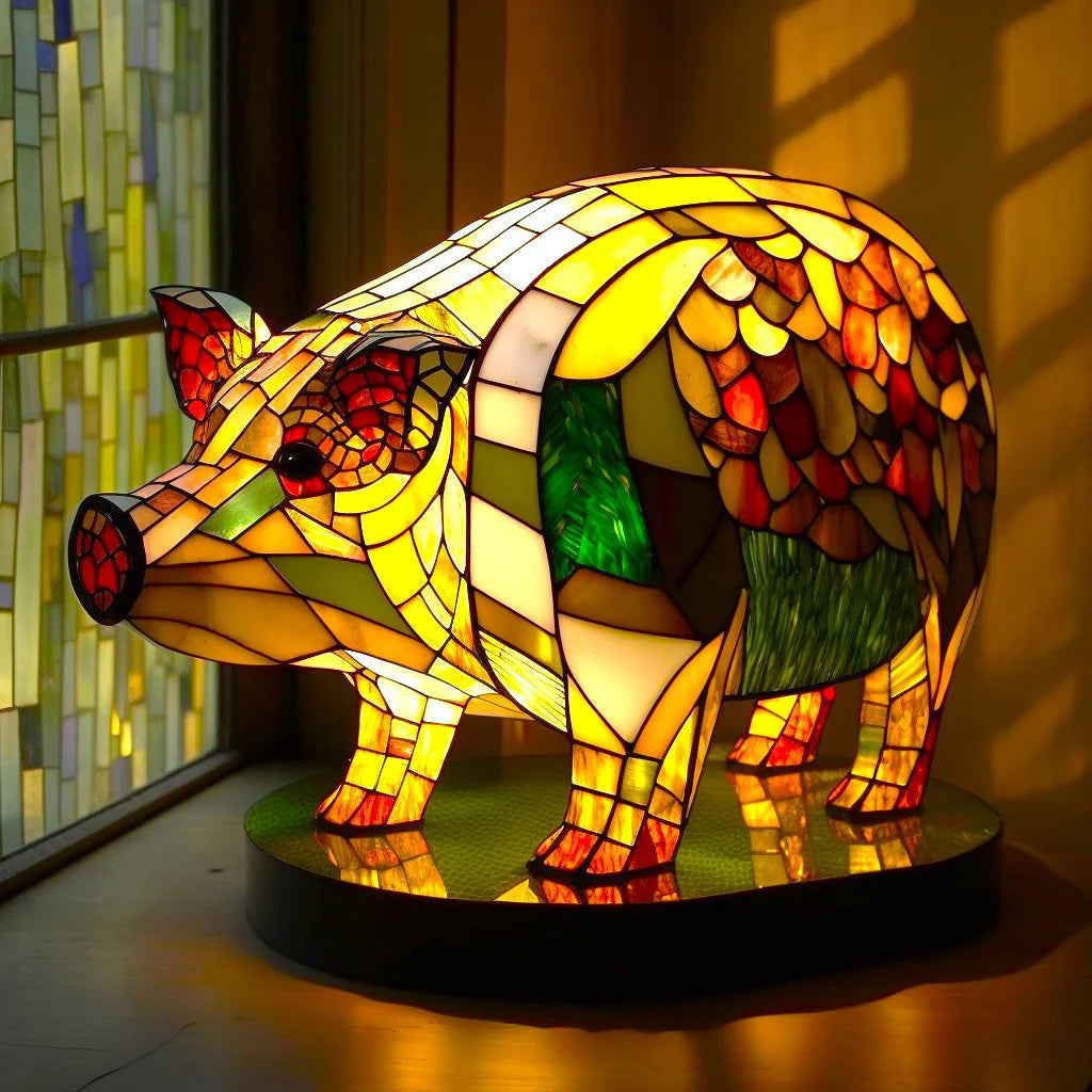 Sculpted Animal Figure Ambient Light Artistic Accent Lamp